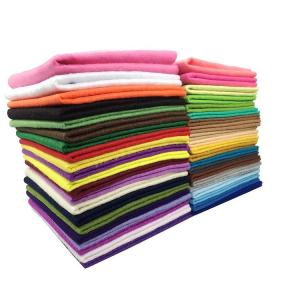 Color Non Woven Polyester Felt Fabric Roll 10 - 200gsm