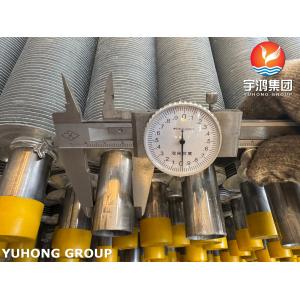 China Stainless Steel Fin Tube TP304, 1.4301 Extruded Type With Aluminium1060 For Fin Fan Cooler on sale