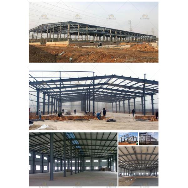 Standard Gauge Q345B Pre Engineered Steel Buildings Prefabricated Workshop Warehouse