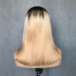 Cheap U Part Wig T1b/27 Color Beginner Friendly Straight Glueless Protective Style Human Hair Wig 150% Density for sale