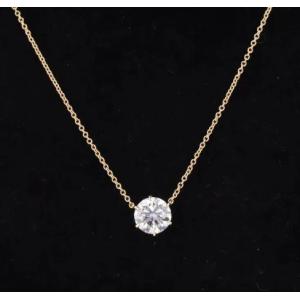 Synthetic HPHT CVD Lab Grown Diamond Jewelry Necklaces VS Clarity