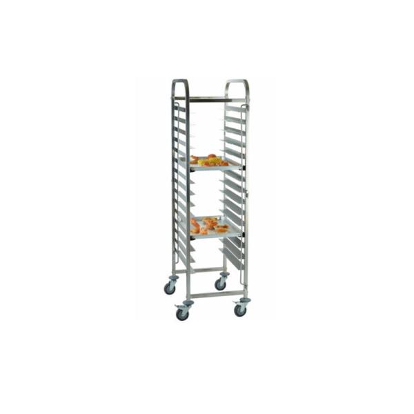 Quality RK Bakeware China Foodservice NSF Bakery Cooling Rack Baking Tray Trolley Oven Rack With 15 Trays wholesale