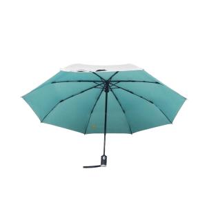 Silver Coating UPF50+ Three Folding Umbrella 105cm