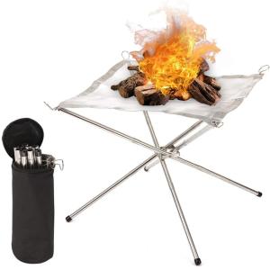 Cheap Foldable fire pit for camping for sale