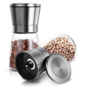 Cheap Manual 180ml 252g 132mm Pepper Spice Salt Grinders for sale