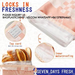 Reusable Bread Bags For Homemade Bread Storage ECO Bread Freezer Bag - Sourdough