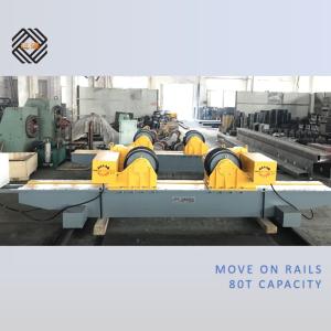 6 M/h to 60 M/h Welding Pipe Roller Rotator with PU Metal Rollers Moving on
