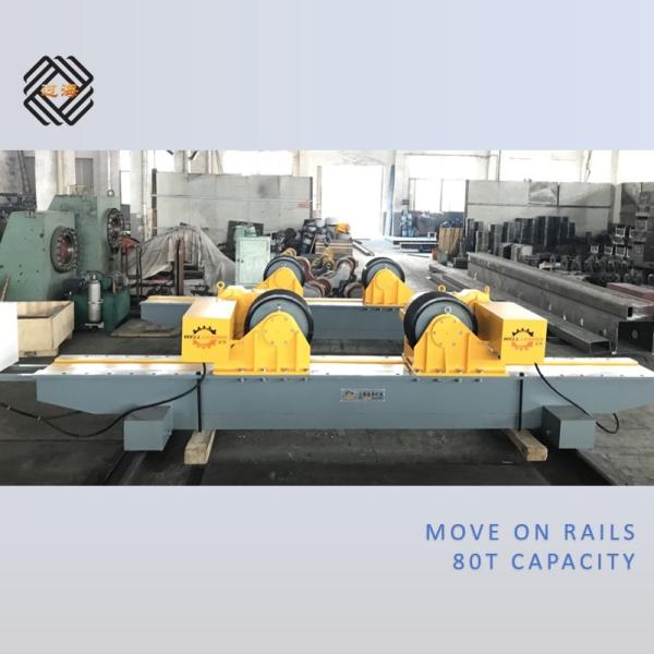 6 M/h to 60 M/h Welding Pipe Roller Rotator with PU Metal Rollers Moving on