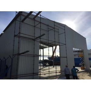 Gable Frame Metal Structure Building , Prefabricated Steel Structure Constructio