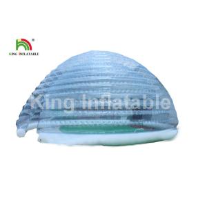 Cheap Waterproof 1.0mm PVC Inflatable Dome Bubble Tent Double Layers Structure for sale