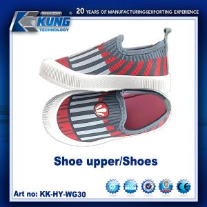 Customized Logo Printing Children Safety Shoes Upper High Elastic