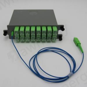 1x4 1x8 1x16 Plug-In Type SC APC plc fiber splitter spacial package