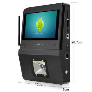 Supermarket 2D Barcode Scanner POS System with 5inch Android Display and SDK