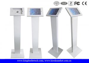 Cheap Freestanding iPad Kiosk Stand Enclosure With Lockable Mechanism Design for sale