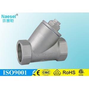 Dust Proof Angle Seat Valve AC 220V / 110V Voltage 50mm Actuator Diamter