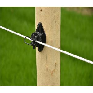 Twin Spark Guards LDPE PP Pin Lock Insulators For Wood Post Wire Running