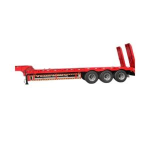 3axles Excavator Transport Gooseneck Low Loader Lowbed Semi Trailer with 28 Tire