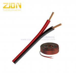 Cheap 0.75mm2 Audio Speaker Cable Stranded OFC Conductor Red Black Flexible PVC Jakcet for sale