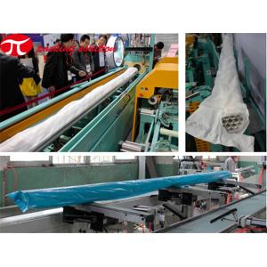 Straight Plastic PVC Pipe Packing Machine Saving Labor With PLC Control​