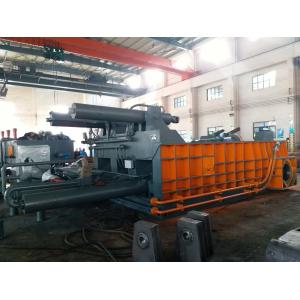 Cheap Portable Scrap Baler Machine / Baling Press Machine 315 Tons Force Cuboid Block Cylinder for sale