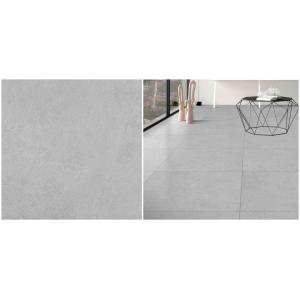 Dry Glaze Matt Grey Ceramic Floor Tiles 24x24 19 Multiple Patterns