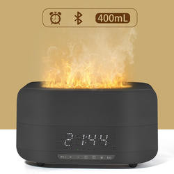 HOMEFISH DC 24V Night Light Flame Effect Humidifier With Bluetooth