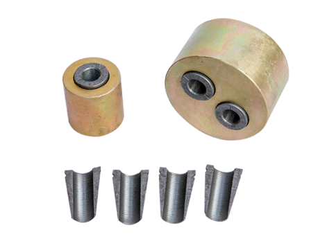 12.7mm Prestressed Steel Wedge Anchor / Post Tension Accessories Single Hole Anchor