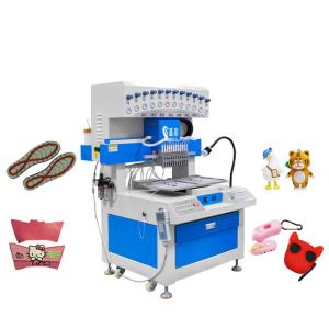 220V 12 Colors Silicone Label Making Machine For Tea Coaster And Earphone Case