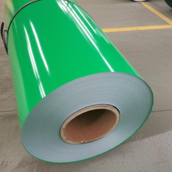 Astm A792 Galvalume Products in Green with 5 20 MICRON Top Side Color Coated
