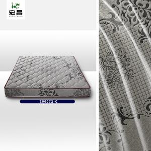 RoHS Thickened Grey Mattress Ticking Fabric 230cm Max width