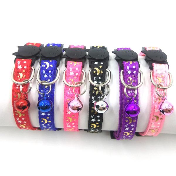 Quality Nylon Adjustable Small Kitten Collars Solid Safe For Pet Indoor wholesale