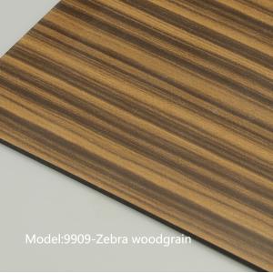 China Waterproof Anti Scratch Wood Grain  Aluminum Composite Panel For Energy Efficiency Exceptional Heat Insulation on sale