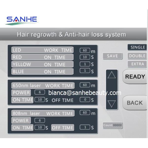 2016 NEW Sanhe SH650-1 808nm 650nm low level laser hair regrowth machine with CE