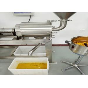 30KW SUS304 2T/H Fruit Pulp Making Machine With High Pulp Yield