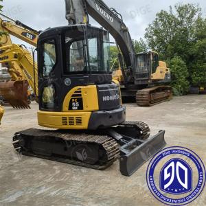 Hydraulic Komatsu PC55 Excavator 4D88E-6 Engine Model And Durable Construction