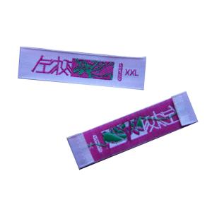 Customized Washable Woven Apparel Labels high density for sewing