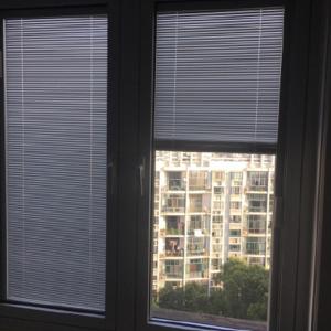 Built In Central Control System Minetal Blinds Kit with Hollow Louver and Glass
