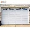 Buy cheap Apartment 8X7 Aluminum Garage Door Three Stripes Remote Control Sectional Black from wholesalers