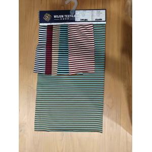 China Environmentally Friendly And Good Elasticity Comfortable Striped Material Fabric For Home Clothes on sale