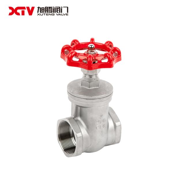 Quality Ordinary Temperature CF8/CF8m Gate Valve with Manual Actuator and Inside Screw Stem wholesale