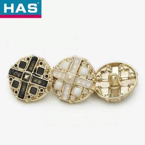 Pink Designer Coat Buttons 17.5mm / 22.5mm Decorative Rhinestone Buttons