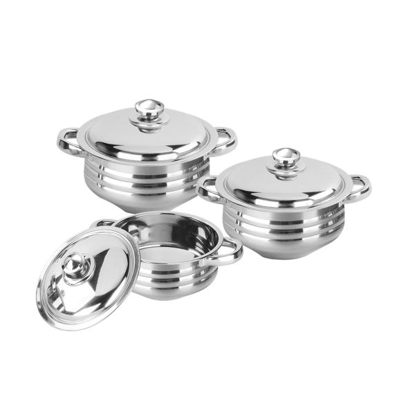 Quality Full Mirror Polished Stainless Steel Cookware Sets Durable And Easy Cleaning wholesale