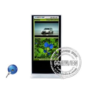 65inch big LCD kiosk digital signage with 4G, Android remote control advertising