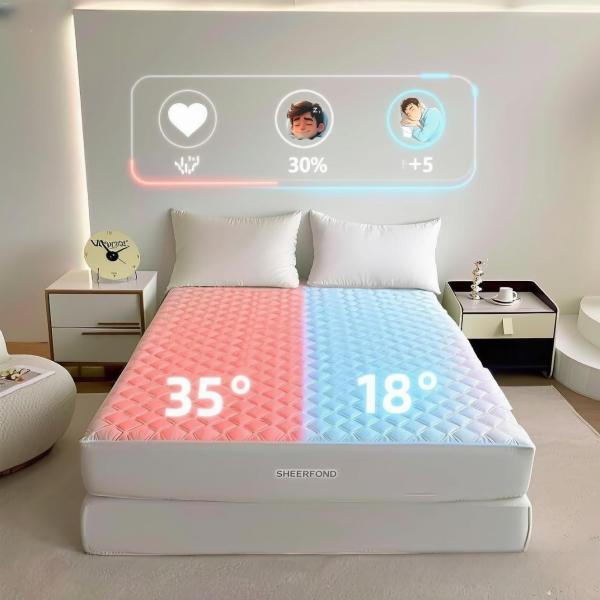 OEM Dual Zones Control Bed And Blanket Cooling System Warm And Safe Pod Bed Pad