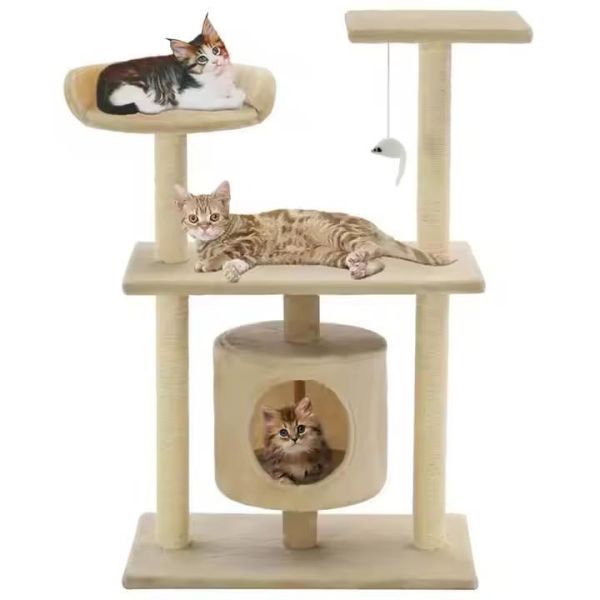 Sturdy Cat Tree Scratcher Pet Toys Cat Tree Scratching Post With Versatile