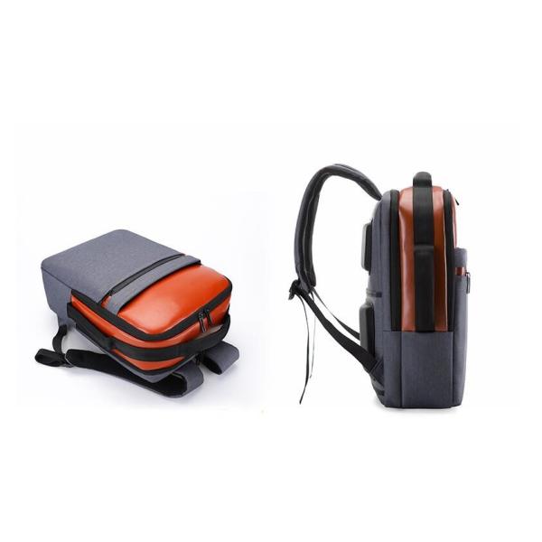 Portable Design Men's Business Backpack with USB Charging and OEM Support