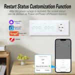 Electric Smart Switch And Socket On Off Plug In Switch For APP TuYa Smart ,