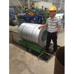 GI PPGI Coil Slitting Line / Galvanized Steel Strips Metal Slitting Machine For