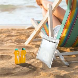 Silver Insulated Shipping Envelopes Metallic Insulated Foil Bag Self-Seal