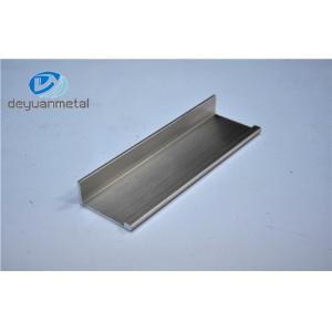 China Decorative Brushing Aluminum Extrusions Profile Corner With GB / 75237-2004 on sale